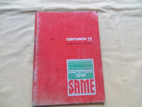 Tracteur same centurion - centurion, 75