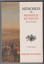 MEMOIRES de MONSIEUR DE PONTIS