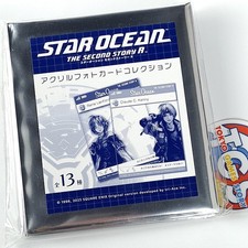 Star Ocean The Second Story R Acrylic Photo Cards Full Set Collection Japan New 
