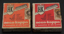 Boîtes D'Allumettes Vintage Années '70 (Vides) - Publicité Brosse Acca-Kappa