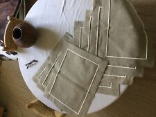 Sets de table en pur lin neufs