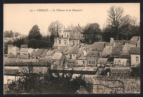 Cpa chimay château et - château,