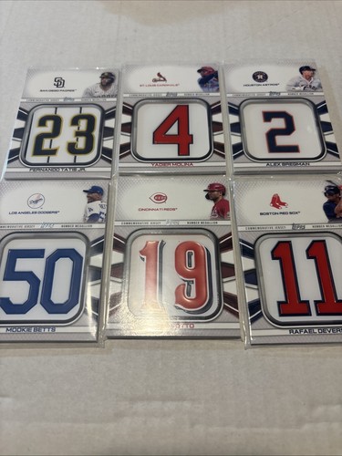 2022 topps jersey number - topps,
