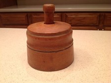 Wood Plunger Butter Mold Stamp