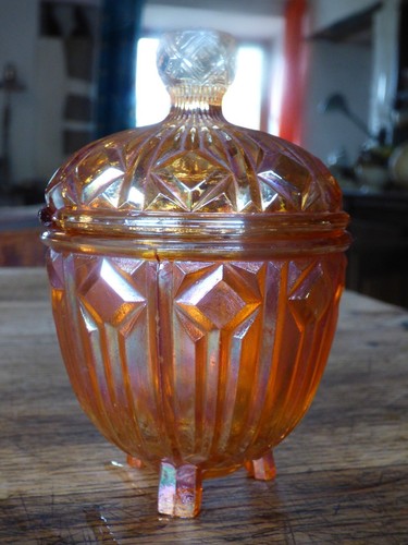 Ancien confiturier tripode - ancien,