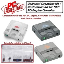 NEC PC-Engine, CoreGrafx, CoreGrafx II Replacement Capacitors Kit