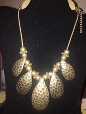 Rustic vintage Gold Statement