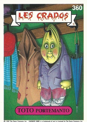 Carte les crados toto - crados",