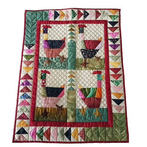 Plaid patchwork fait main