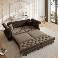 83.8"" Oversized Chesterfield