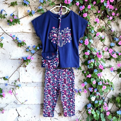 New ensemble fille motif - ensemble, 3p