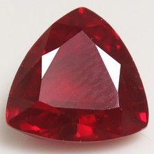 Rubis rouge sang de pigeon mogok naturel 11,90 ct 14 x 14 mm trillions de pie...
