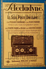 TSF RADIO SELECTADYNE MERLAUD POITRAT   publicité 1926 advert