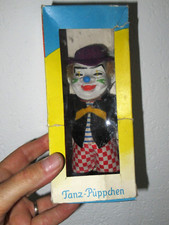 CLOWN danseur  celluloïd jouet mécanique ancien superbe !! cirque zoo