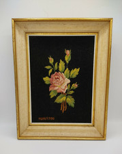 Tableau ancien avec tapisserie