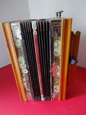 Accordéon diatonique allemand fin XIXe SCHUTZ spiral ressort