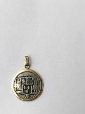 Pendentif pirate coloniale ESPAGNE 14 K