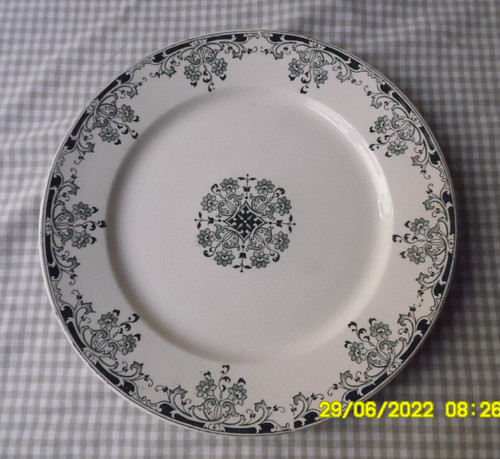Assiette faience sarreguemines - assiette,