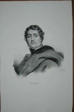 Portrait. Buste. Lithographie De Grevedon. Soult, Jean De Dieu (1769-1851):