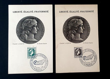 2 CARTES POSTALES MAXIMUM-