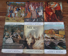 LAGARDE ET MICHARD - COLLECTION LITTERAIRE - 6 TOMES - COMPLET - BORDAS - 1962