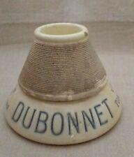 DUBONNET ANCIEN PYROGENE PUBLICITAIRE JAUNE EMAIL G.DODEMAN PARIS 