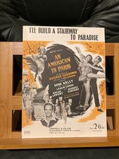 Gershwin I'll Build a stairway paradise partition chant piano Americain a Paris 