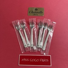 FOURCHETTE  6 CHRISTOFLE FRANCE ARIA 15CM  METAL ARGENTE NEUVE BLISTER FERME;