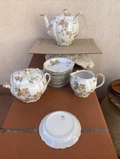 service à the Ou Café Haviland & Co Limoges  Porcelaine 