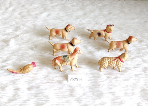 Antique celluloïd animaux - antique,