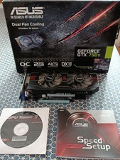Carte Graphique ASUS GTX 750 TI 2GB GDDR5 Très Peu Utilisée Comme Neuve En Boite