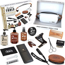 Kit de Barbe Homme Complet Coffret d'Entretien et Soin Cosmétique Made in France