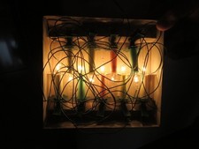 Ancienne guirlande Noël "Souvenir d'Alsace" neuve dans sa boite TBE