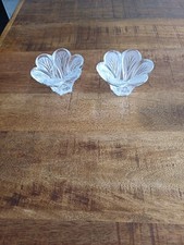 Paire de bougeoir chandelier CRISTAL D'ARQUES Granville % plomb 