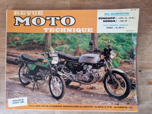 Revue technique moto 35 - technique,