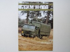 Catalogue, brochure, camion, truck, Renault TRM 10 000, Berliet GBD 6x6, 1985