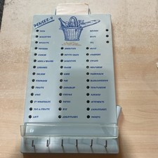 Tableau organisateur liste de