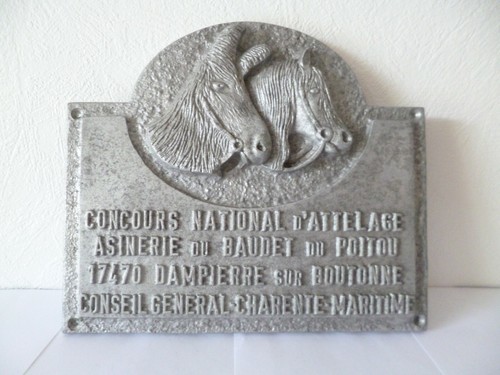 Plaque métal concours - métal,