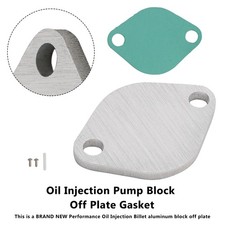 Oil Injection Pump Block Off