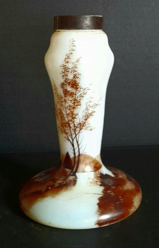 Ancien pied lampe pate - pate, de