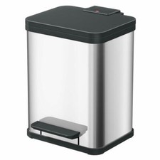 Hailo Öko Uno Plus M Poubelle à pédale Poubelle à pédale Poubelle en acier in...