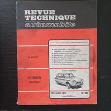 Revue technique Citroen Ami Super 1.0 Confort Club Commercial Service Tole Vitre