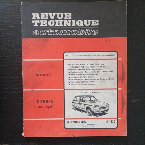 Revue technique citroen - citroen, ami