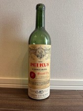 Petrus 1955 empty wine - petrus, bottle