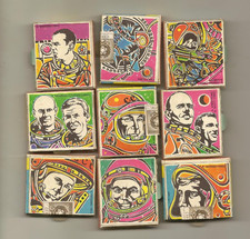 Boîtes d'allumettes italiennes:CONQUETE SPACIALE dans les années 60