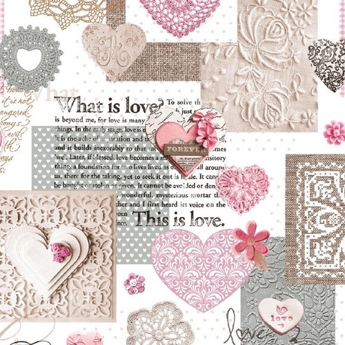 Nappe toile cirée - toile, love