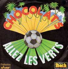 45 tours vinyle football ALLEZ LES VERTS Chocolat's