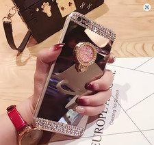 Coque Miroir Paillette Diamant Anneau support Strass iPhone 11 Pro / 11 Pro Max