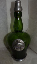 Bouteille en verre vert et