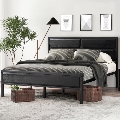 4ft6 double cadre lit - , avec